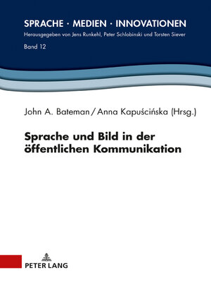 cover image of Sprache und Bild in der oeffentlichen Kommunikation